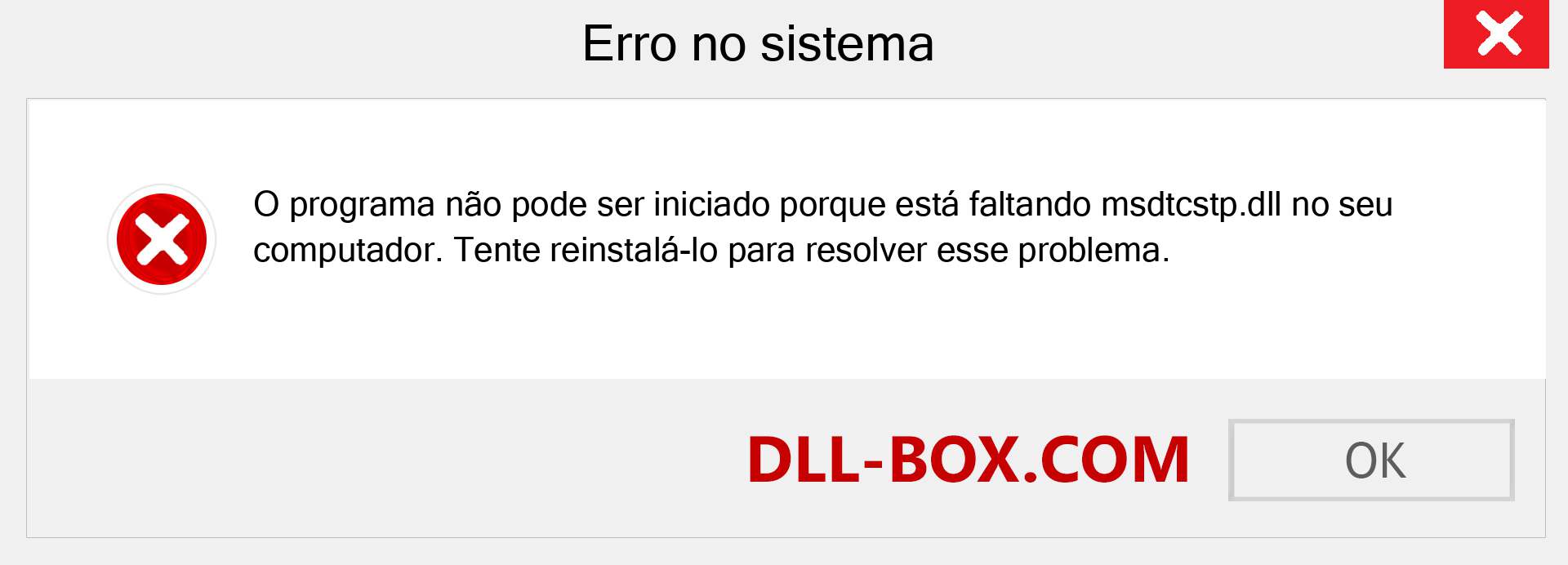 Arquivo msdtcstp.dll ausente ?. Download para Windows 7, 8, 10 - Correção de erro ausente msdtcstp dll no Windows, fotos, imagens